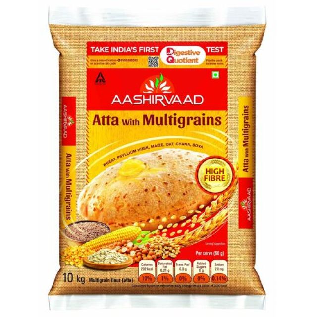 Ashirvaad Atta with Multigrains - 5 Kg